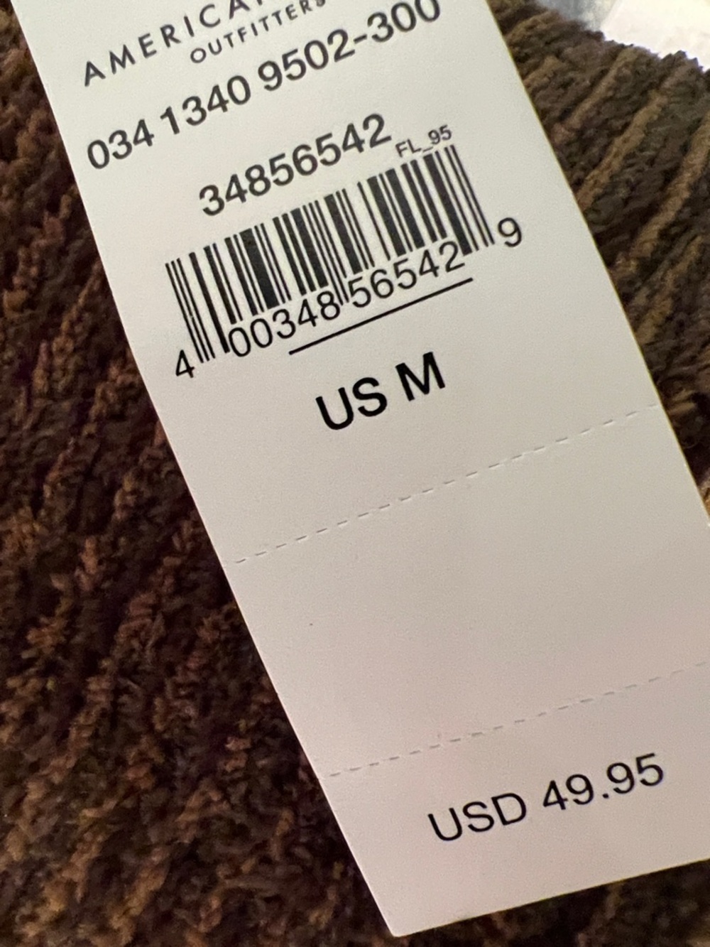 American Eagle Outfitters Light Green Waffle Knit Open Front Cardigan Sz M Wom - Picture 8 of 8